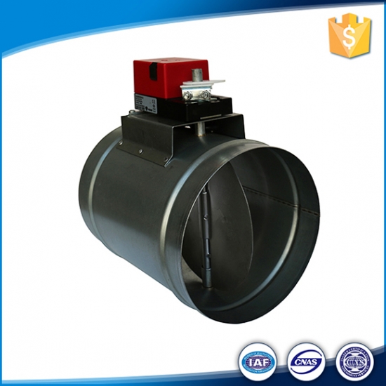 Round Motorized Air duct Damper